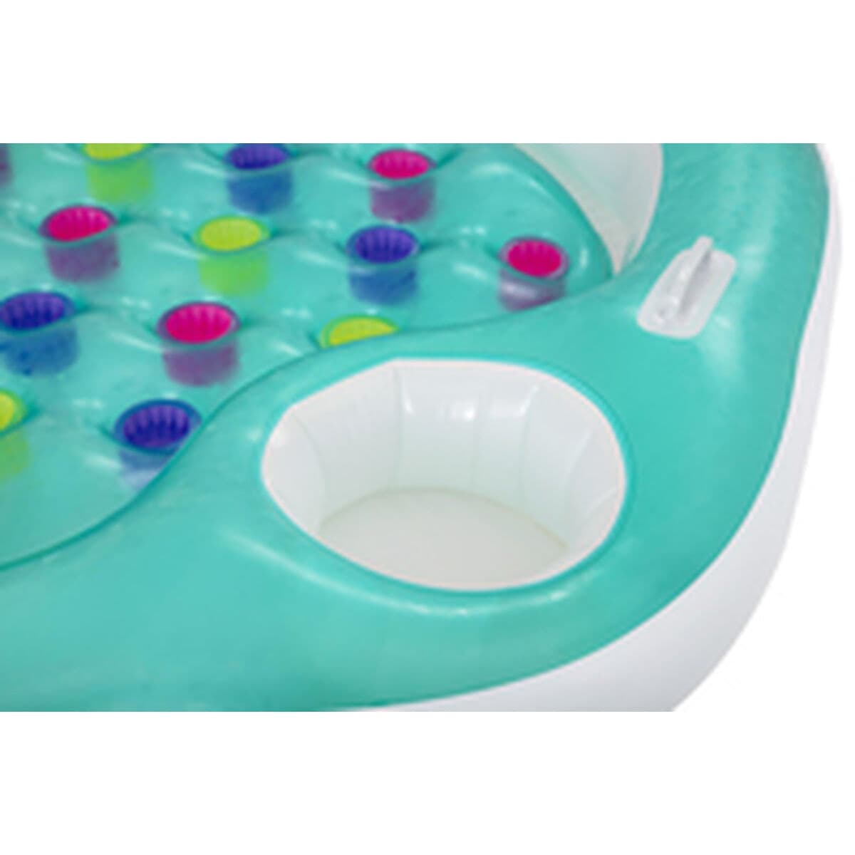 Bestway Doppel-Luftmatratze Becher mit Kühler 224x174 cm Strand und Pool 43045 - Thumbnail 8