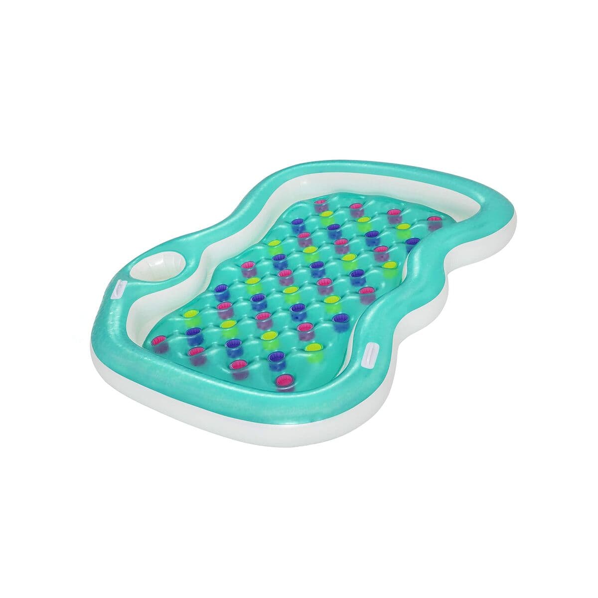 Bestway Doppel-Luftmatratze Becher mit Kühler 224x174 cm Strand und Pool 43045 - Thumbnail 5