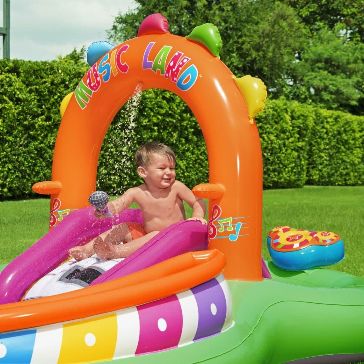 Bestway Aufblasbares Musik-Spiel-Park-Pool 295x190x137 cm +2 Jahre Garten 53117 - Thumbnail 8