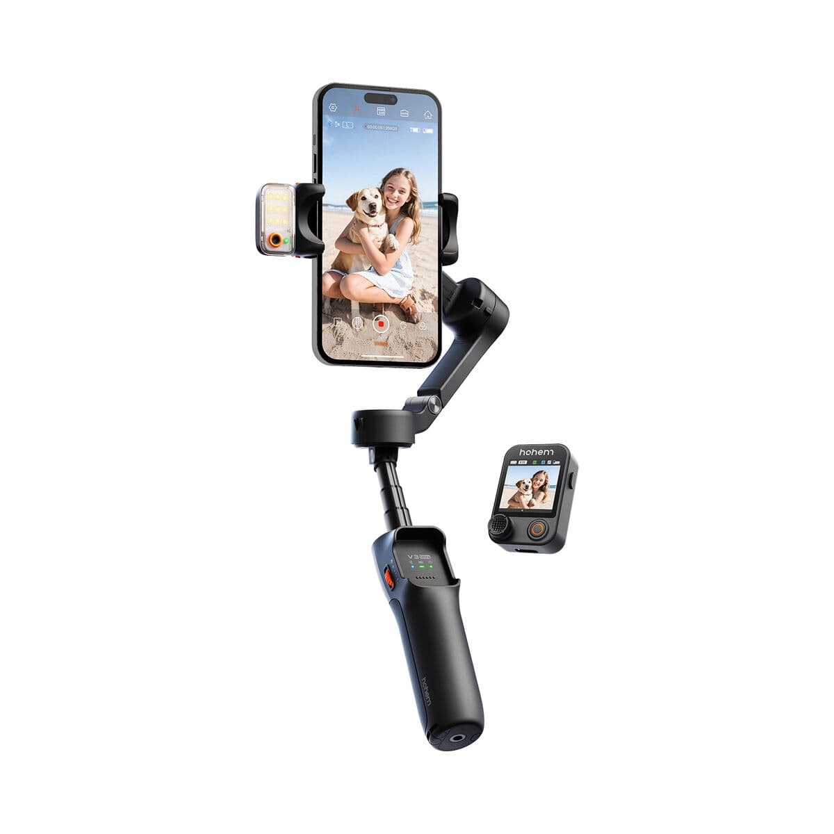 Bildstabilisator fürs Smartphone Hohem HPG-V3U BLK - Thumbnail 2