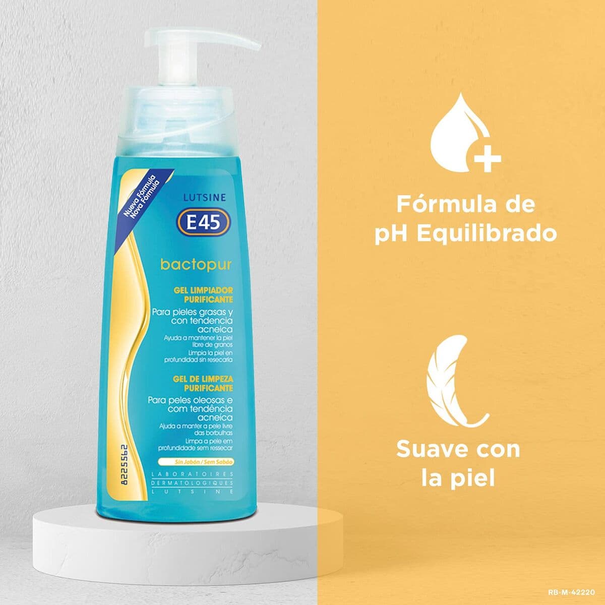 Gesichtsreinigungsgel Lutsine BACTOPUR 200 ml Reinigende - Thumbnail 3