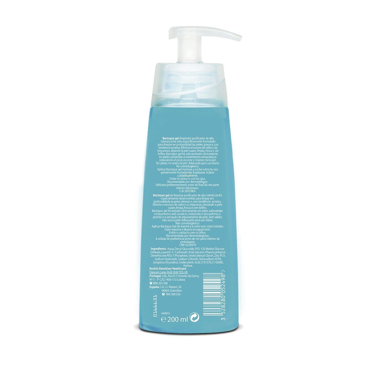 Gesichtsreinigungsgel Lutsine BACTOPUR 200 ml Reinigende - Thumbnail 7