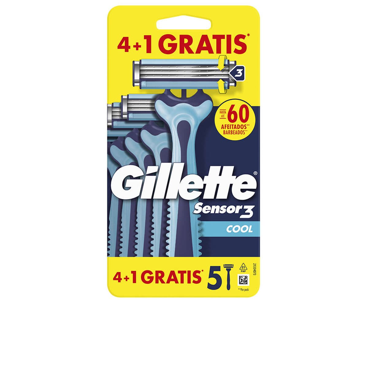 Rasierklingen Gillette SENSOR3 COOL (4 Stück) — Bild 1