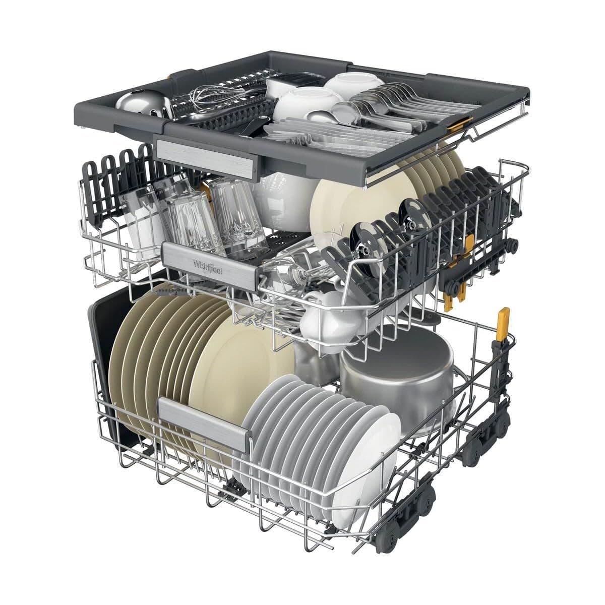 Geschirrspüler Whirlpool Corporation W7FHS41 Weiß Schwarz 60 cm (Restauriert C) - Thumbnail 4