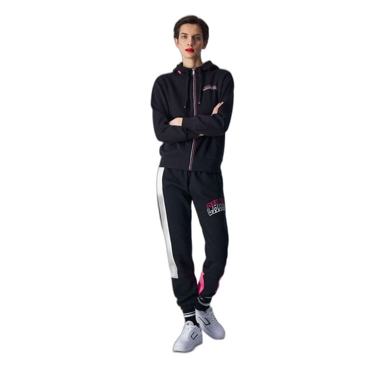 Lange Sporthose Champion Schwarz Damen (Restauriert A) - Thumbnail 7