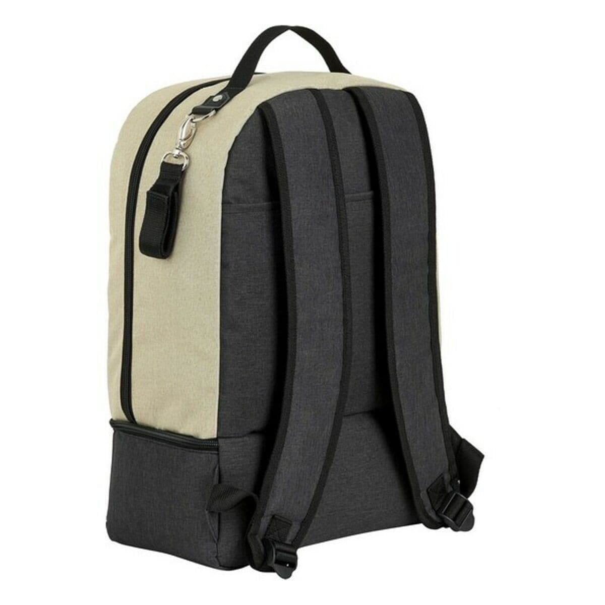 Sporttasche mit Schuhhalterung Safta M883 Beige Dunkelgrau 15 L - Thumbnail 2