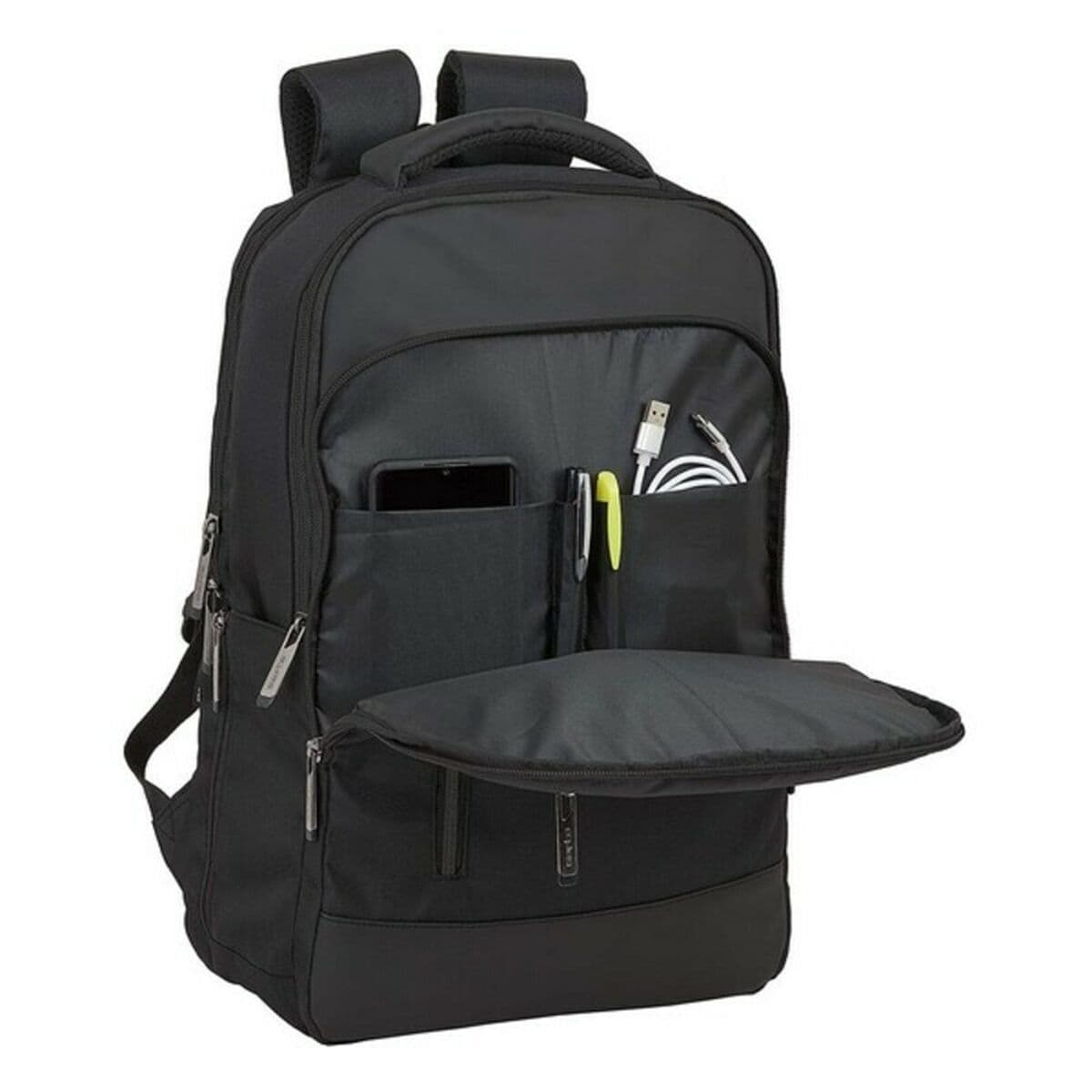 Laptop- und Tablet-Rucksack mit USB-Anschluss Safta Business - Thumbnail 7