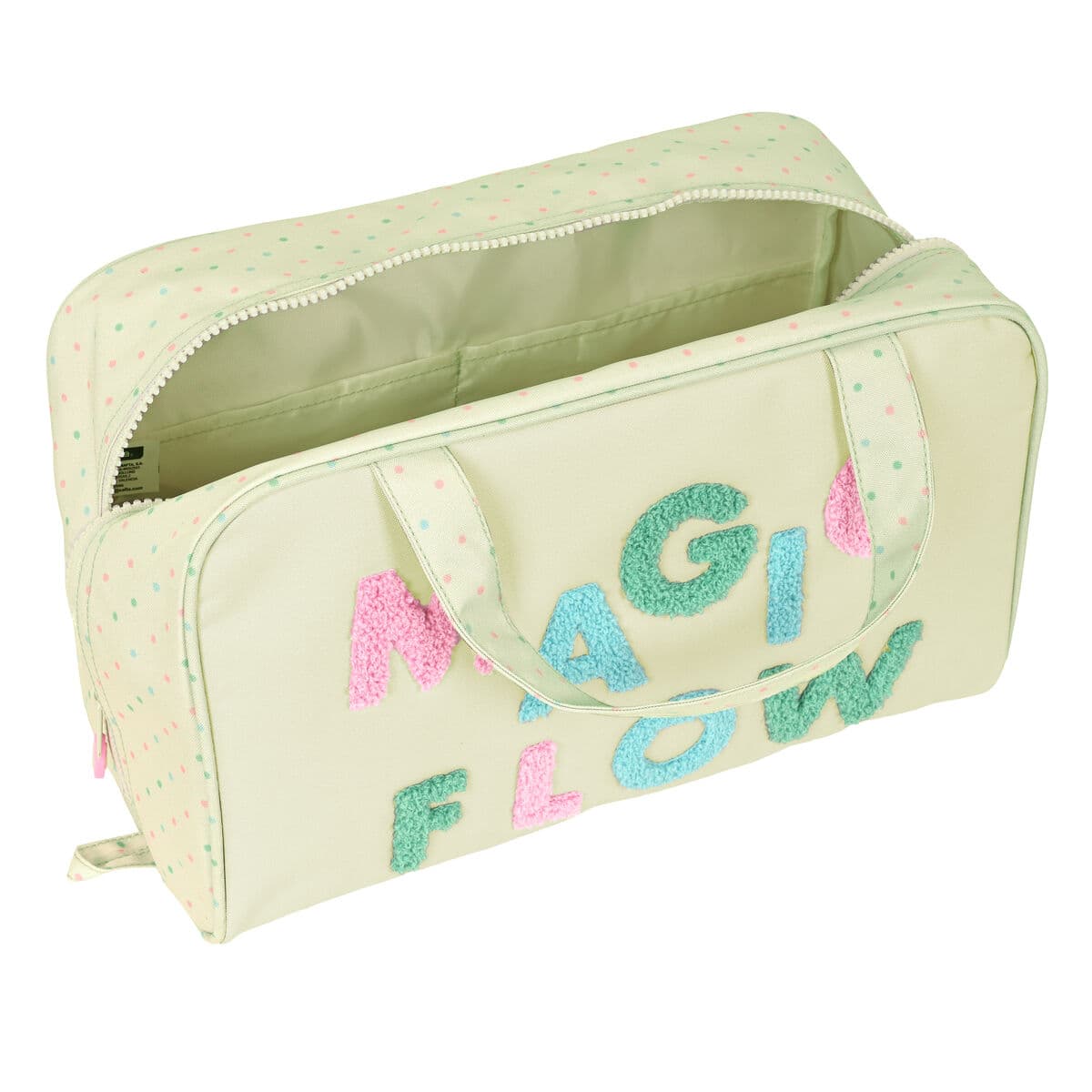 Kulturbeutel für die Schule Glow Lab Magic flow Beige 31 x 14 x 19 cm - Thumbnail 2