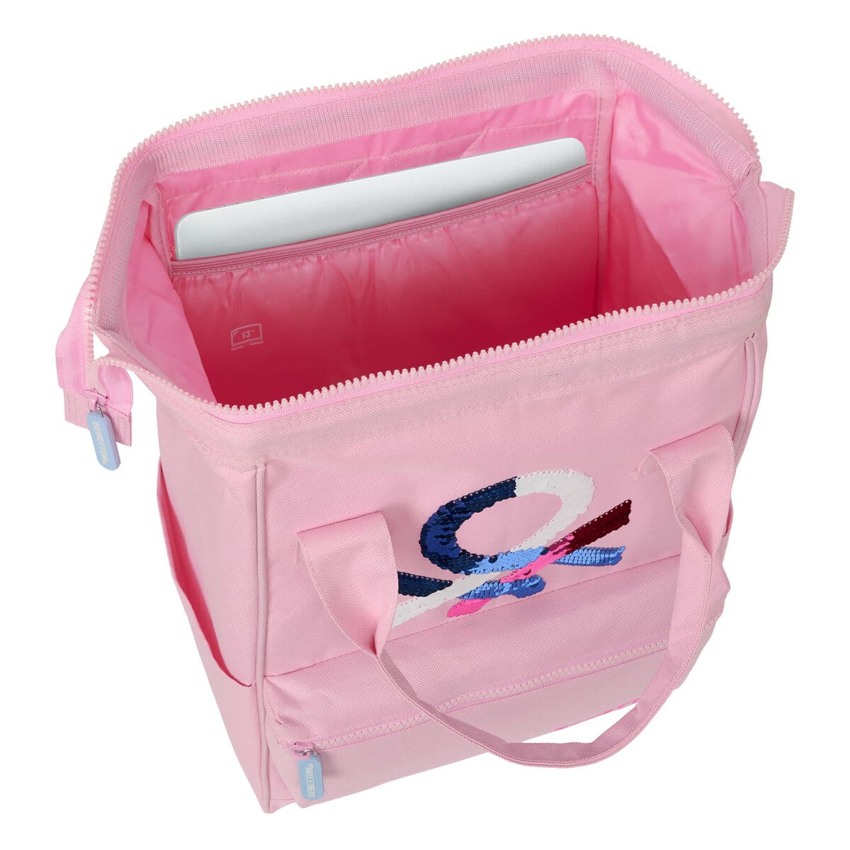 Laptoptasche Benetton benetton Rosa 27 x 40 x 19 cm - Thumbnail 5