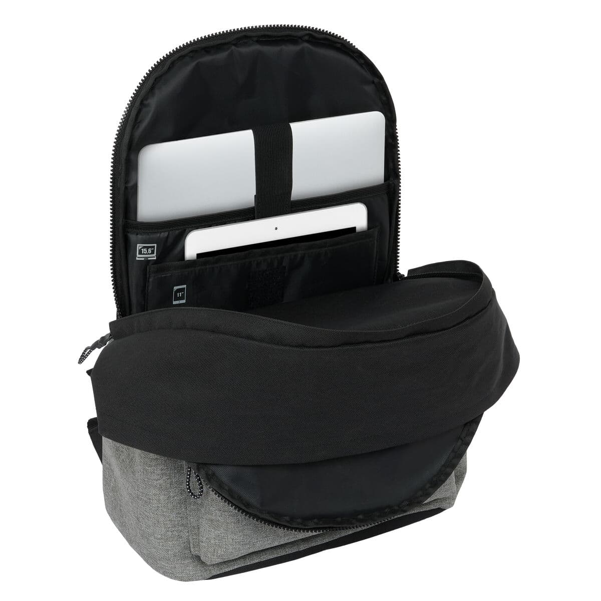 Laptoptasche Eckō Unltd. Rhino Schwarz Grau - Thumbnail 3