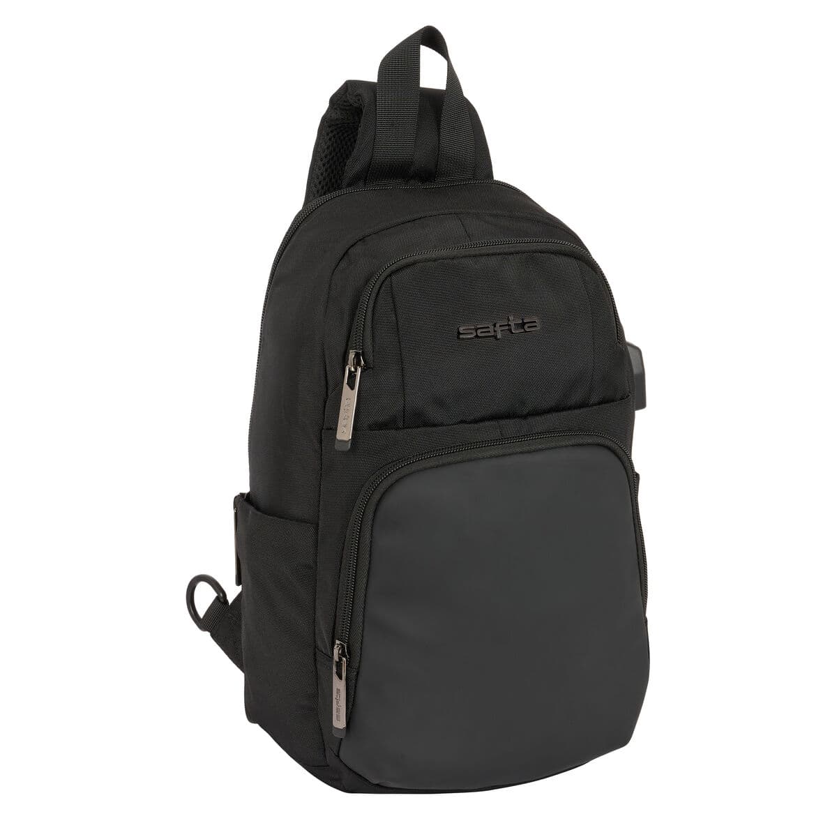 Rucksack Safta Black Schwarz 18 x 34 x 12 cm - Thumbnail 3