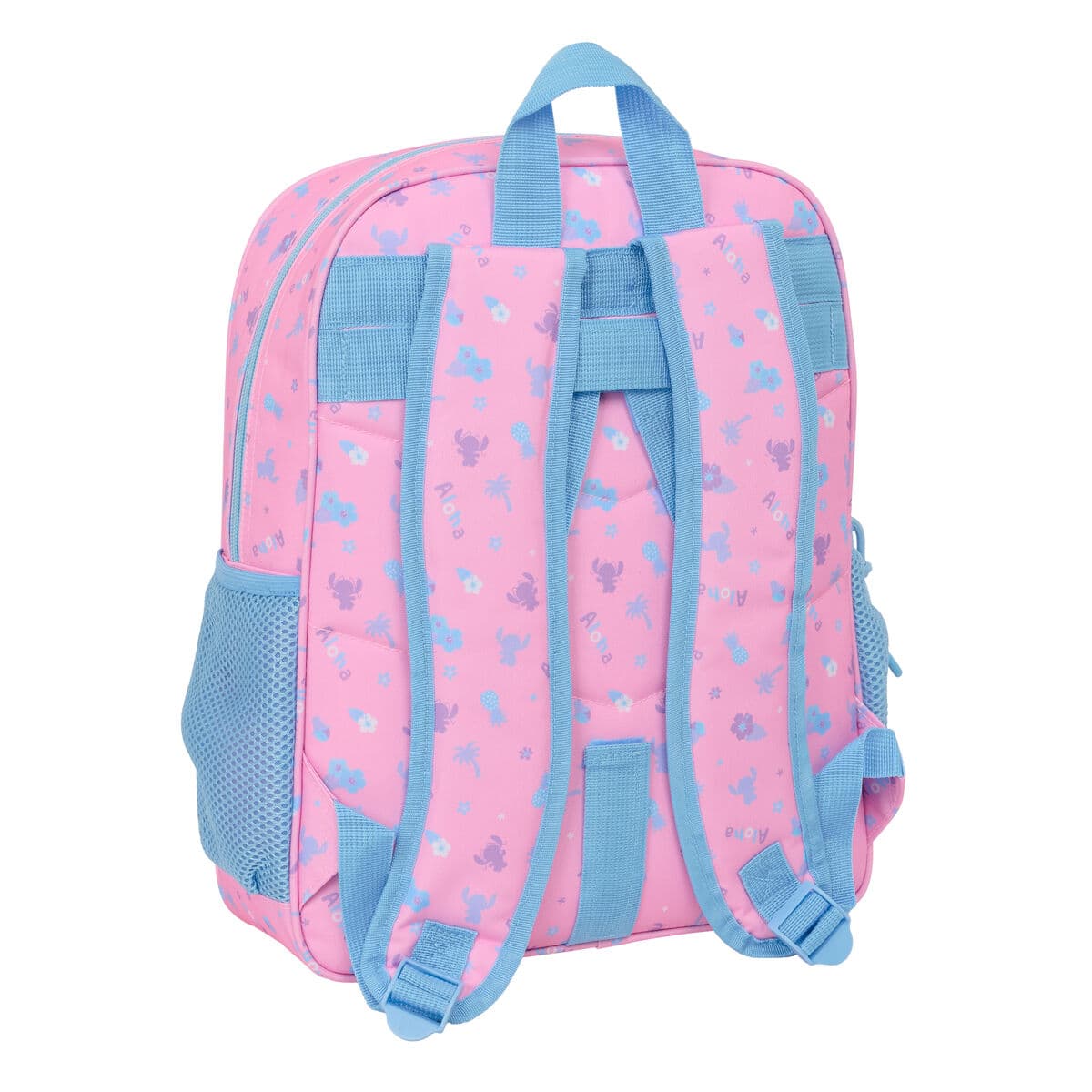 Schulrucksack Lilo & Stitch Bright Rosa 32 x 38 x 12 cm - Thumbnail 2