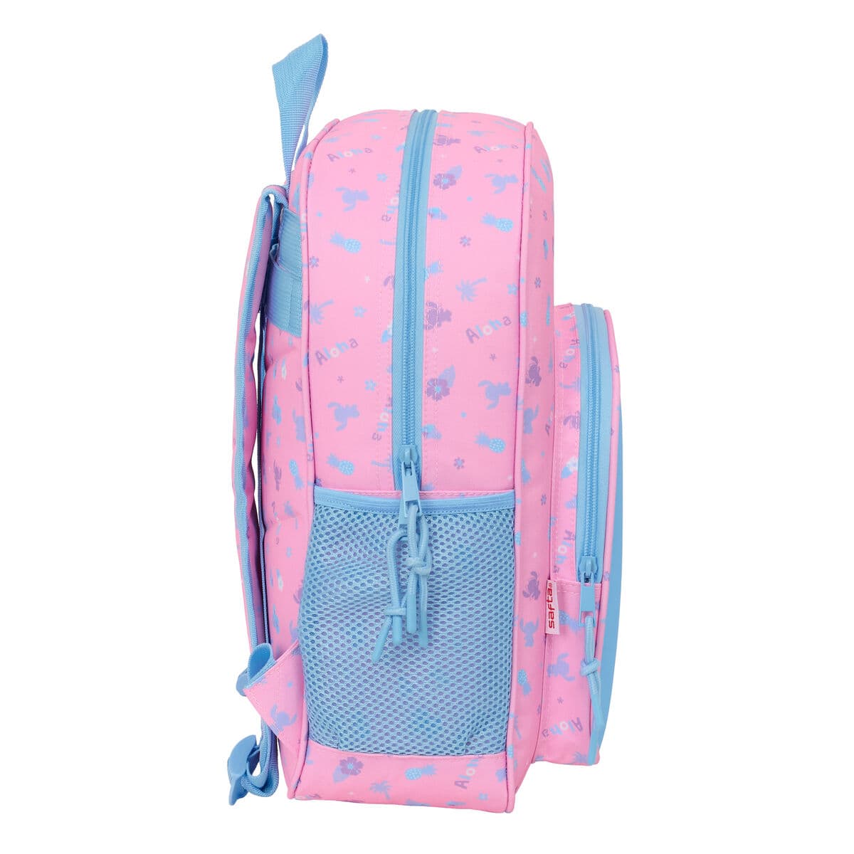 Schulrucksack Lilo & Stitch Bright Rosa 32 x 38 x 12 cm - Thumbnail 3