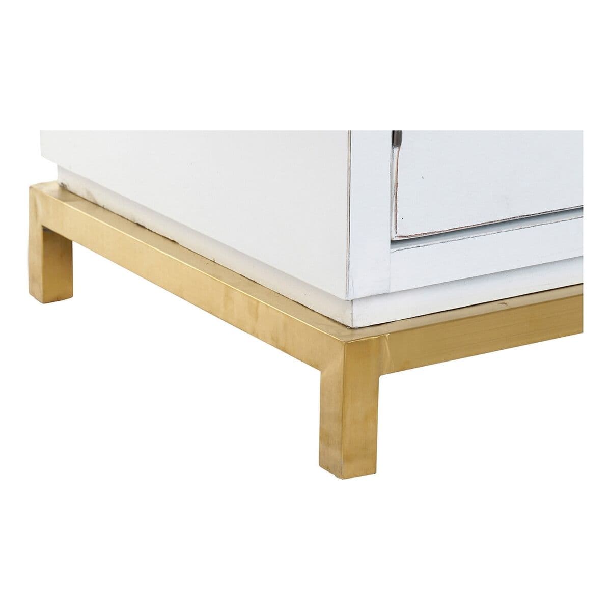 Anrichte DKD Home Decor Kamakura Weiß Gold Metall Pappel 150 x 50 x 80 cm (150 x 50 x 80 cm) - Thumbnail 5