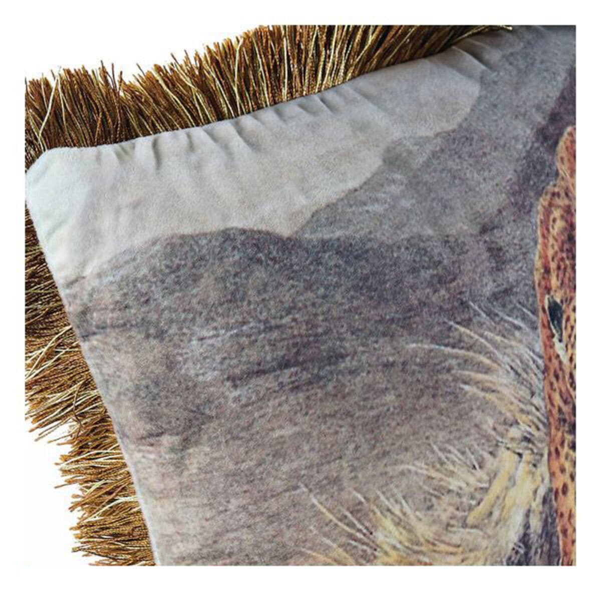 Kissen DKD Home Decor Aluminium Kolonial Dschungel (2 Stück) (2 Stücke) - Thumbnail 3