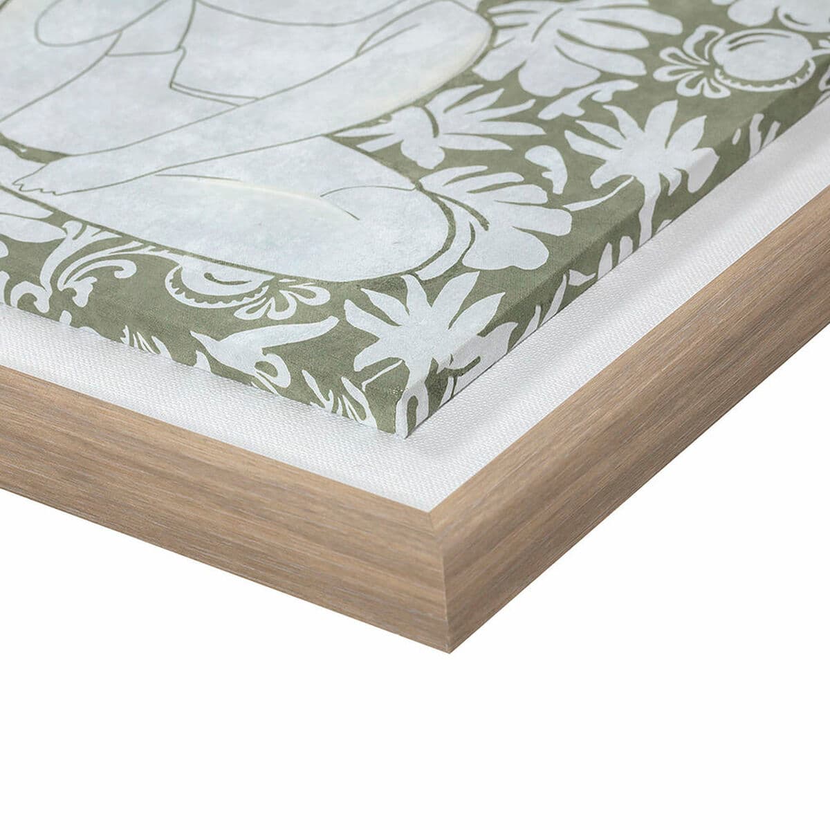 Leinwand DKD Home Decor Holz blumig (2 Stück) (Restauriert D) - Thumbnail 3