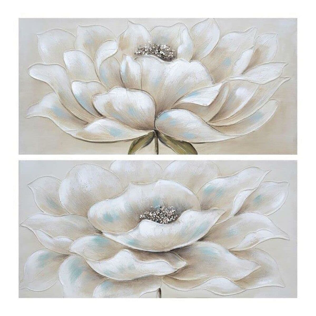 Leinwand DKD Home Decor blumig (Restauriert A) - Thumbnail 3