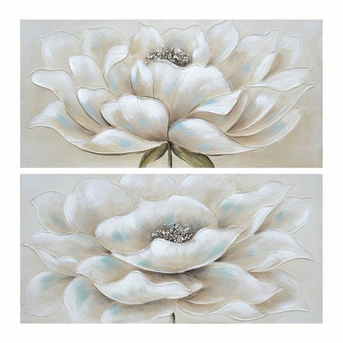 Leinwand DKD Home Decor blumig (Restauriert A) - Thumbnail 2