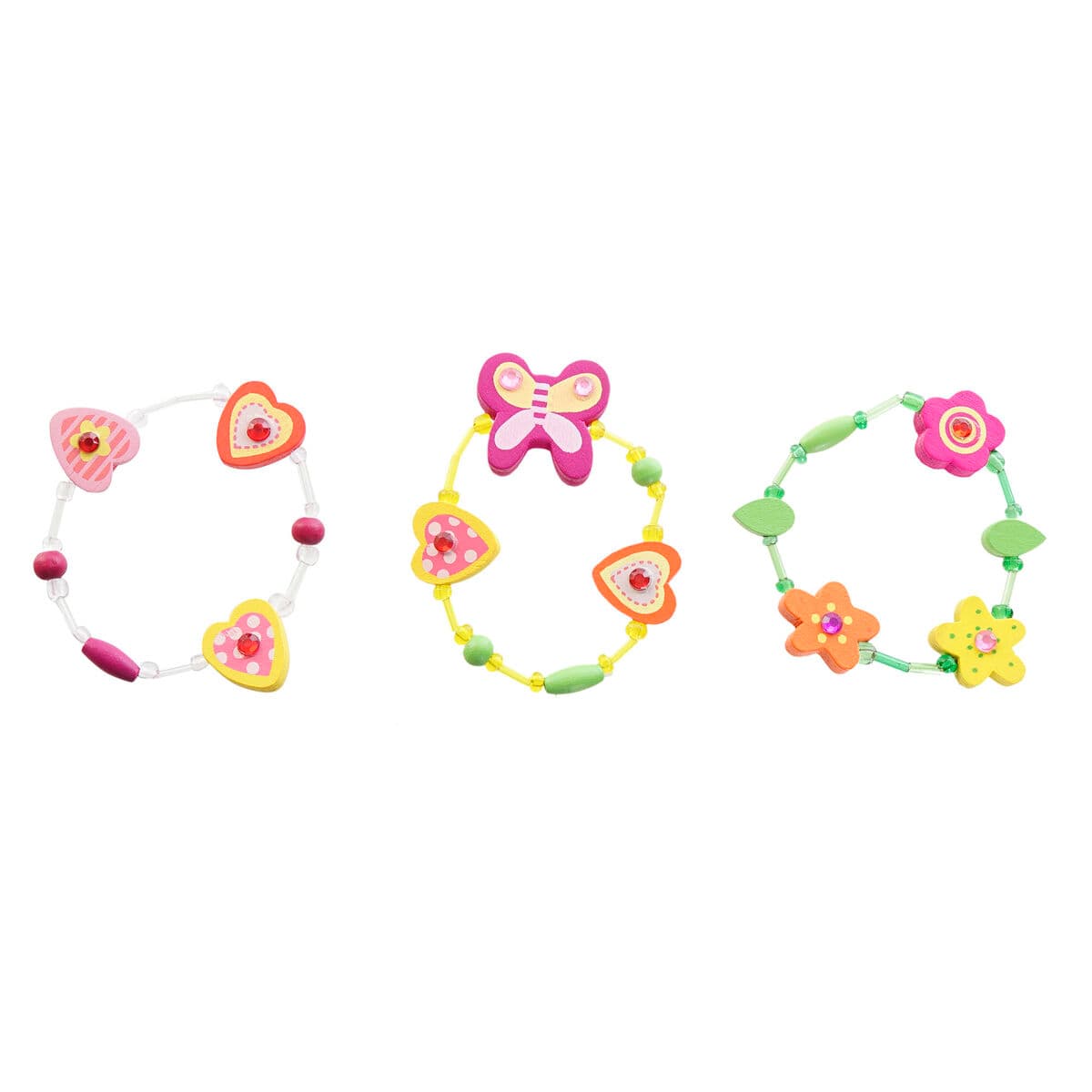 Armreif DKD Home Decor Bunt Blomster Für Kinder - Thumbnail 2