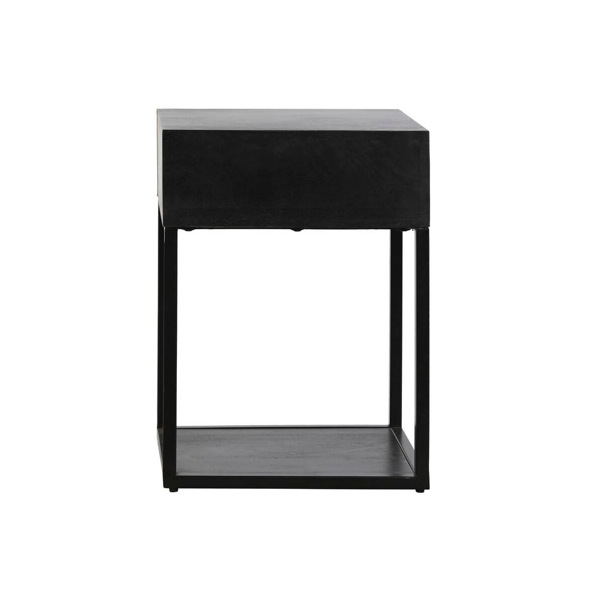 Nachttisch DKD Home Decor Gold 35 x 40 x 55 cm Schwarz Metall Holz - Thumbnail 2