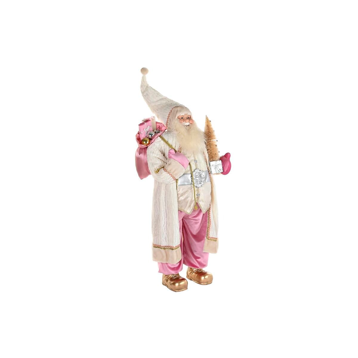 Weihnachtsschmuck DKD Home Decor Grau Rosa 60 x 50 x 124 cm