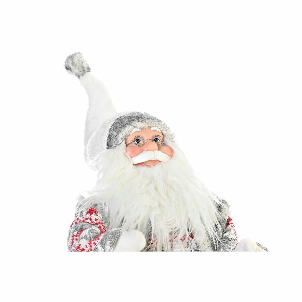 Weihnachtsschmuck DKD Home Decor Grau Weihnachtsmann 42 x 22 x 48 cm - Thumbnail 2
