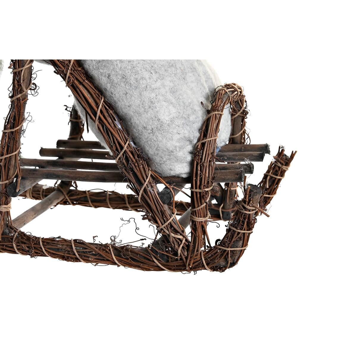 Weihnachtsschmuck DKD Home Decor Grau Weihnachtsmann 42 x 22 x 48 cm - Thumbnail 3