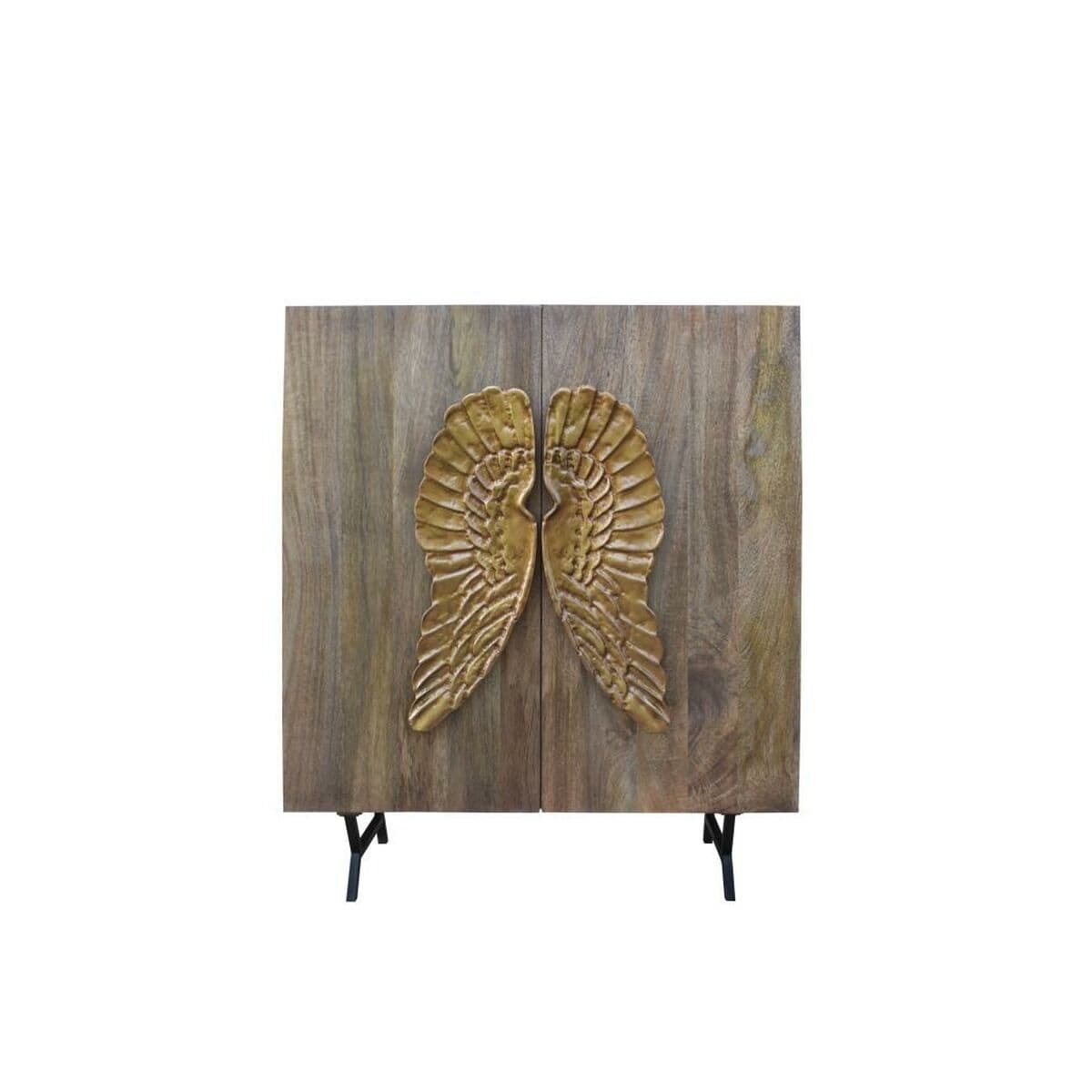 Anrichte DKD Home Decor Braun Gold Mango-Holz 100 x 45 x 120 cm 100 x 50 x 120 cm - Thumbnail 2