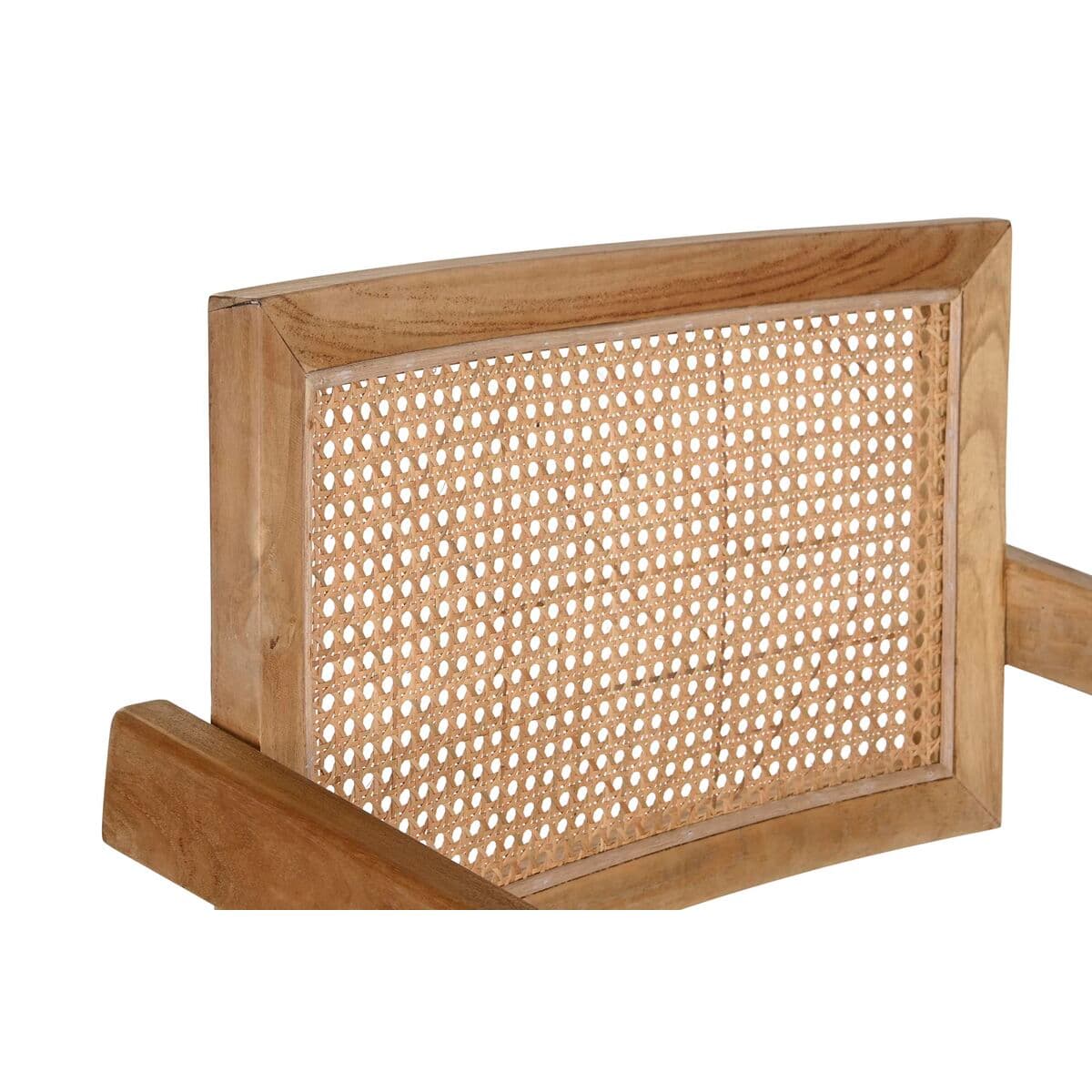 Esszimmerstuhl DKD Home Decor natürlich Teakholz Rattan (58 x 56 x 82 cm) - Thumbnail 4
