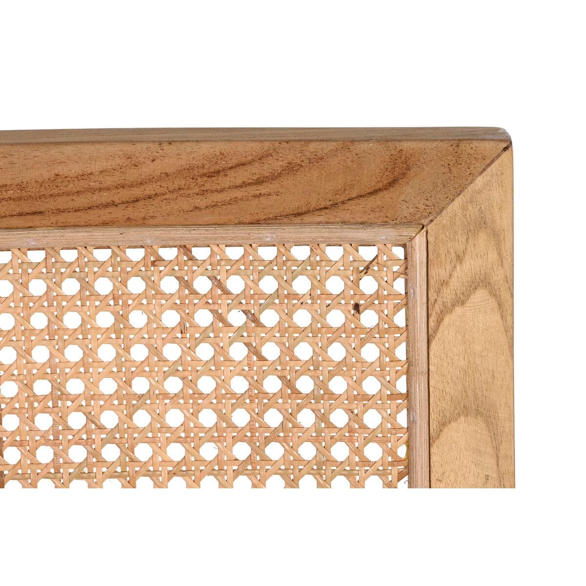 Esszimmerstuhl DKD Home Decor natürlich Teakholz Rattan (58 x 56 x 82 cm) - Thumbnail 3