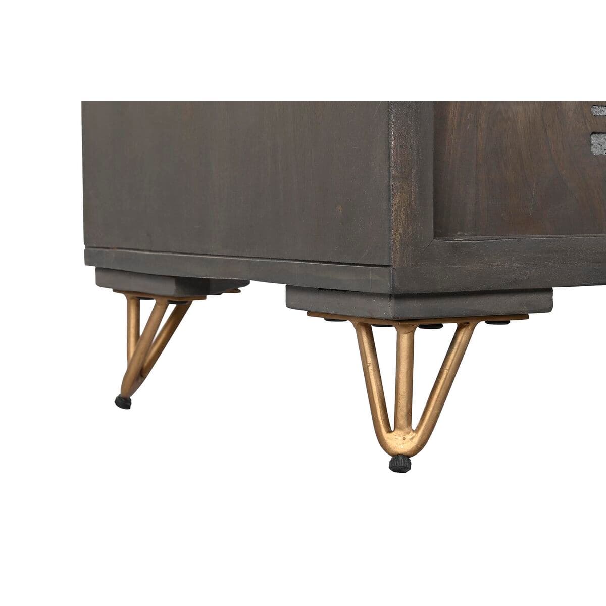 TV-Möbel DKD Home Decor Metall Braun Mango-Holz 160 x 40 x 50 cm - Thumbnail 4