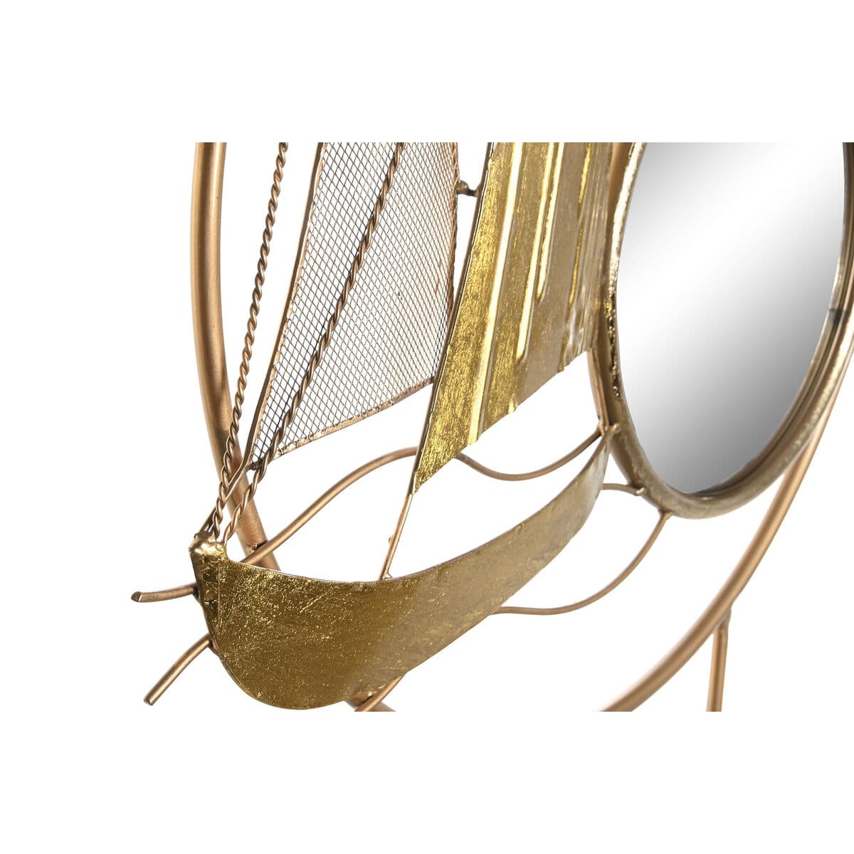 Deko-Figur DKD Home Decor Spiegel Gold Metall Mediterraner (53 x 9 x 67 cm) - Thumbnail 3
