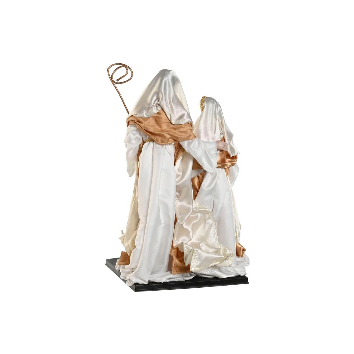 Weihnachtskrippe Home ESPRIT Weiß Gold Aluminium 27 x 24 x 40 cm - Thumbnail 4