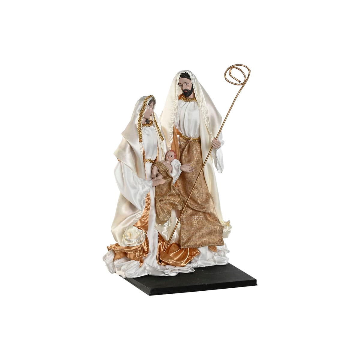 Weihnachtskrippe Home ESPRIT Weiß Gold Aluminium 27 x 24 x 40 cm — Bild 1
