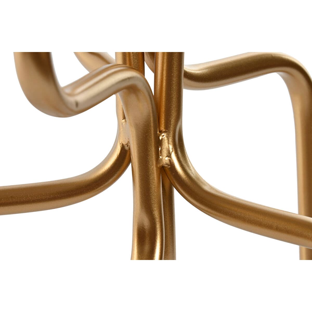 Kerzenleuchter Home ESPRIT Gold Metall 25 x 25 x 51 cm - Thumbnail 2