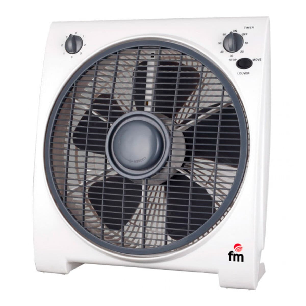 Bodenventilator Grupo FM BF4 8600046608 Weiß 45 W