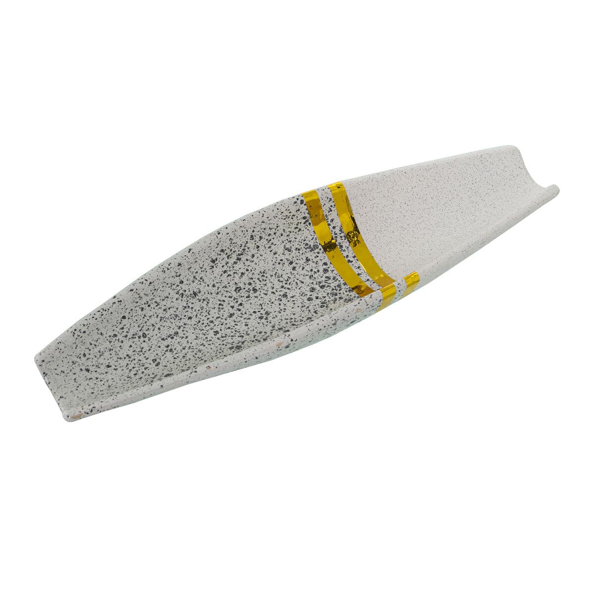 Tischdekoration Alexandra House Living Weiß Silberfarben aus Keramik 35 x 11 x 5 cm — Bild 1