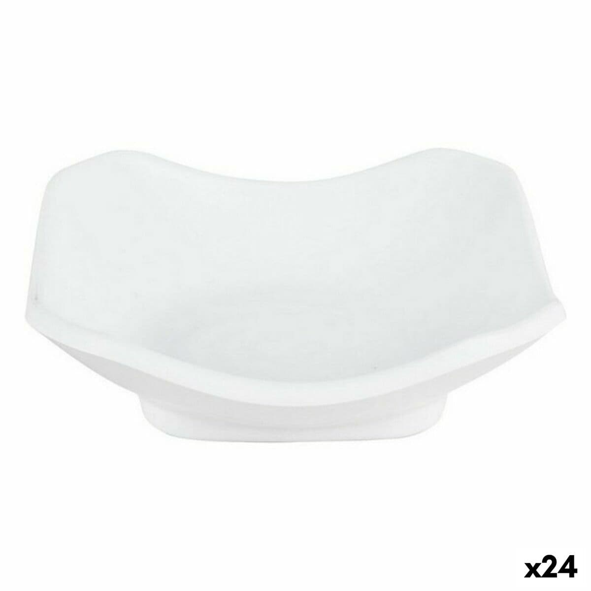 Verkostungsset Viejo Valle Troya Weiß Melamine karriert 11 x 11 x 3,5 cm (24 Stück) — Bild 1