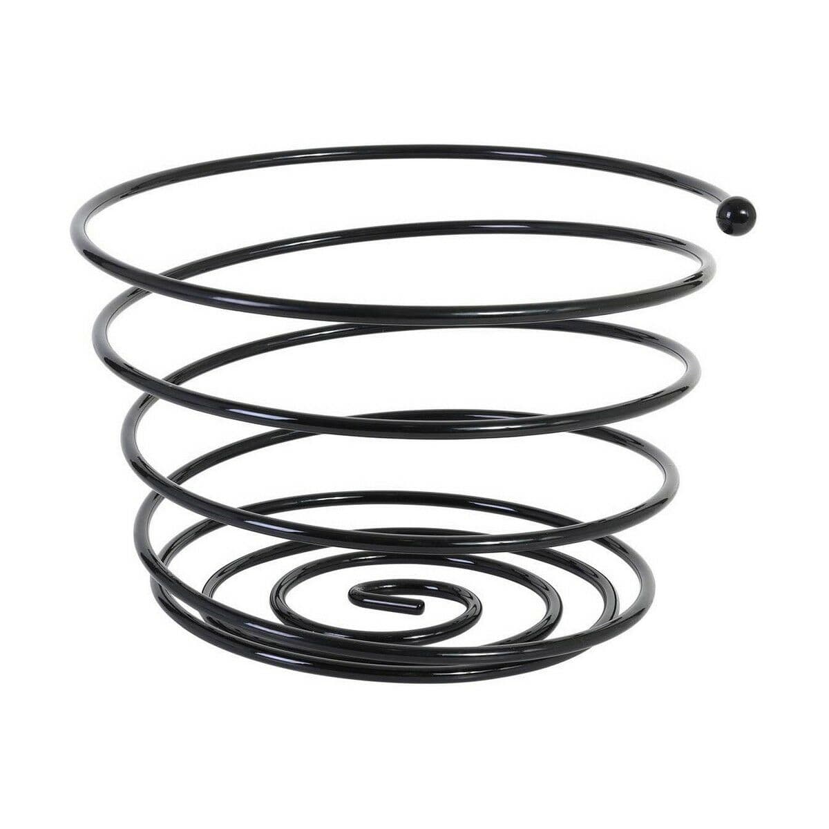 Obstschale Viejo Valle Schwarz Spirale Ø 26 x 17 cm (2 Stück) - Thumbnail 2
