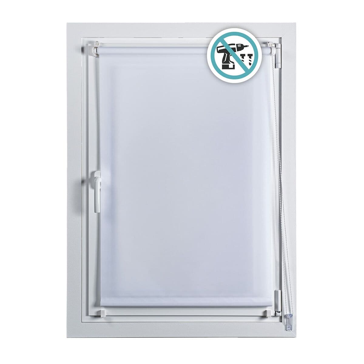 Rollo Stor Planet Clip&Fix Night&Day Weiß 150 x 180 cm - Thumbnail 3