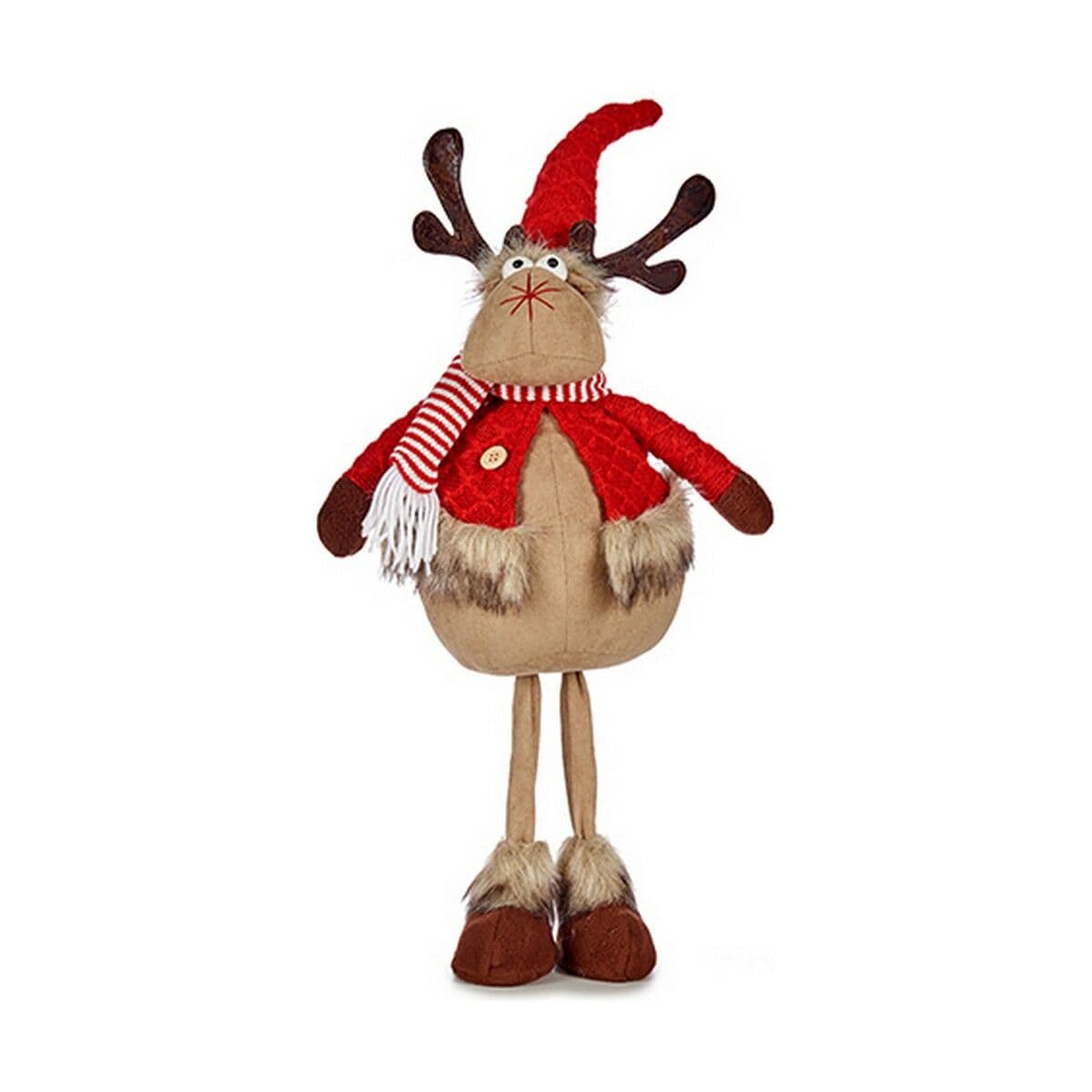 Weihnachts-Rentier Krist+ Braun Rot 24 x 63 x 27 cm — Bild 1