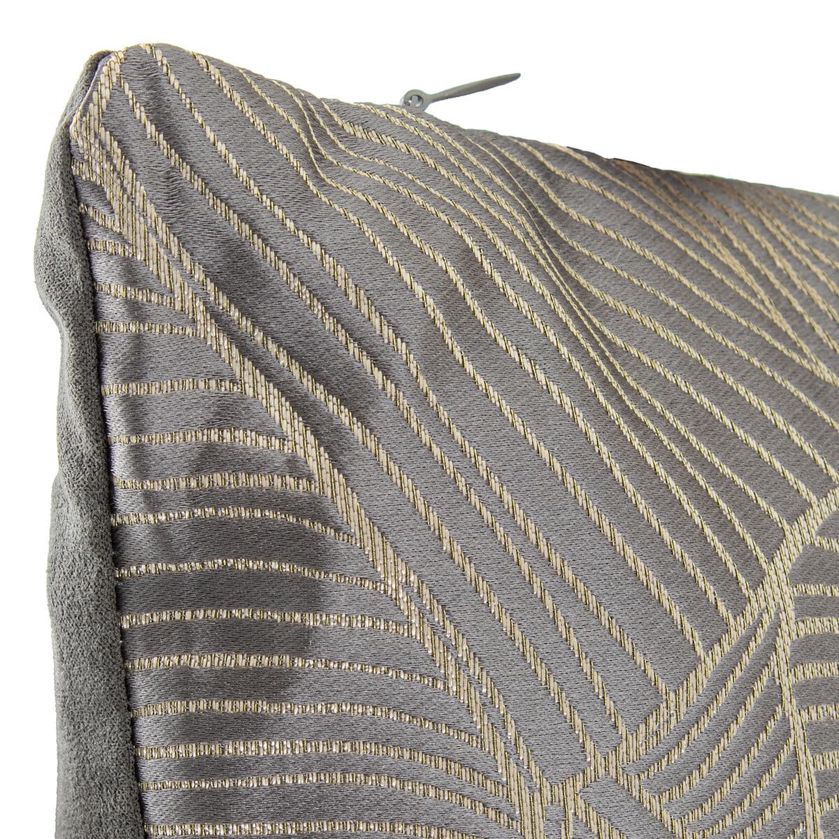 Kissen Alexandra House Living Beige Grau - Thumbnail 2