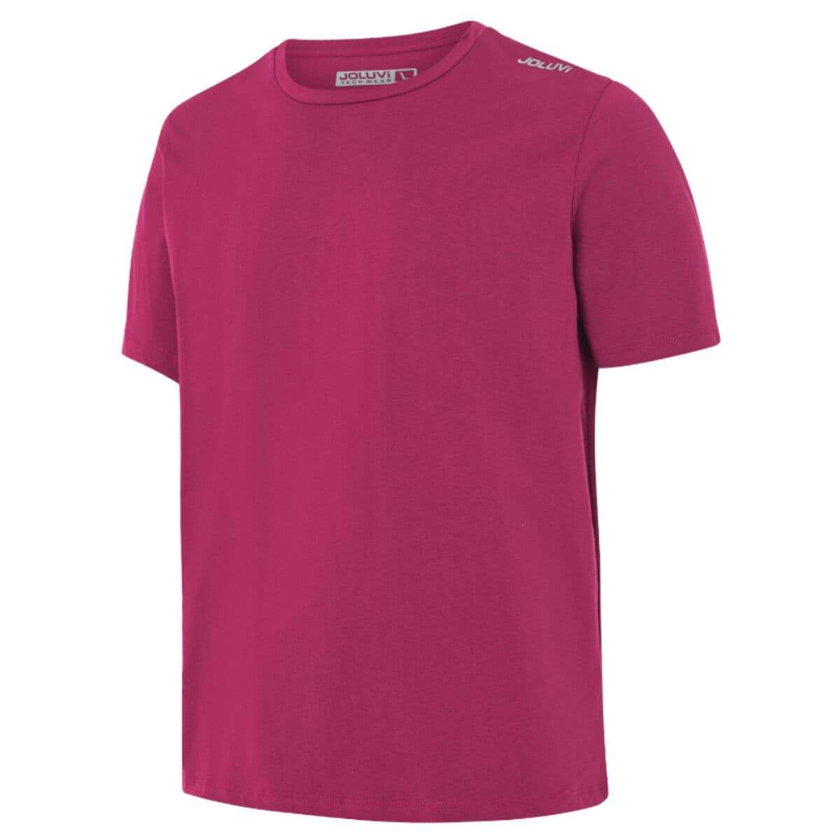 Damen Kurzarm-T-Shirt Joluvi Combed Cotton Lila - Thumbnail 5