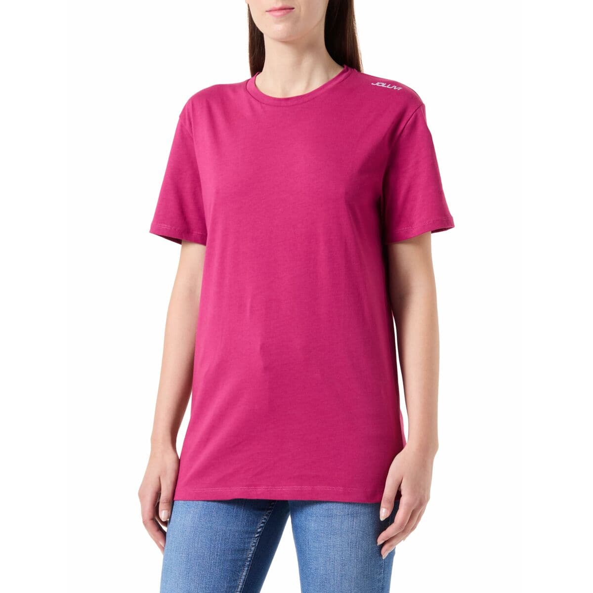 Damen Kurzarm-T-Shirt Joluvi Combed Cotton Lila — Bild 1