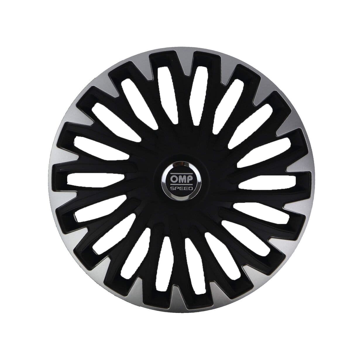 Radkappe OMP OMPS07021412 Schwarz Silberfarben 14" (Restauriert C) - Thumbnail 5