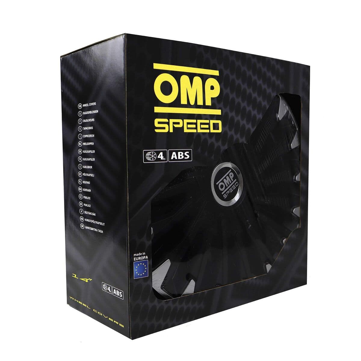 Radkappe OMP OMPS07021412 Schwarz Silberfarben 14" (Restauriert C) - Thumbnail 8