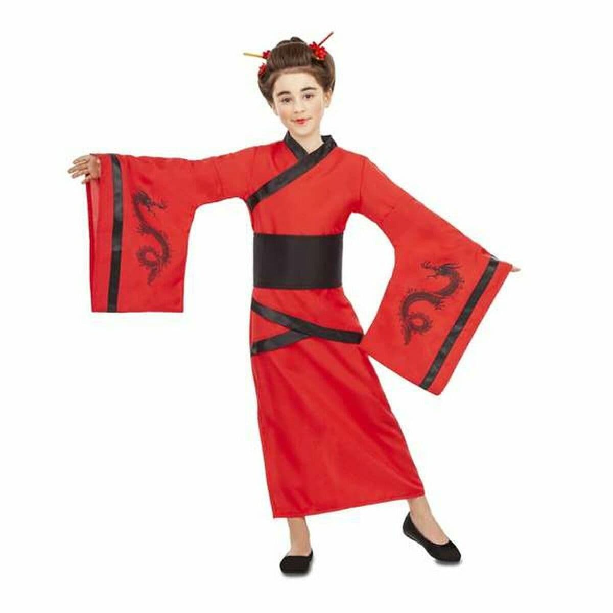 Verkleidung für Kinder My Other Me Drache Chinesin - Thumbnail 5