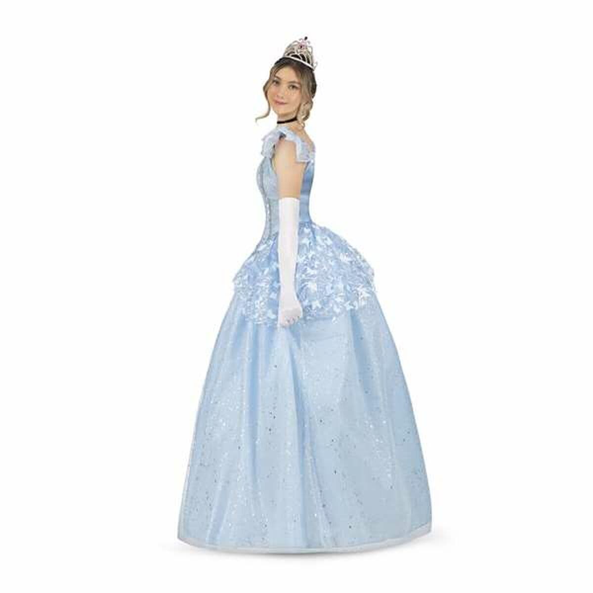 Verkleidung für Erwachsene My Other Me Blau Prinzessin 3 Stücke - Thumbnail 7