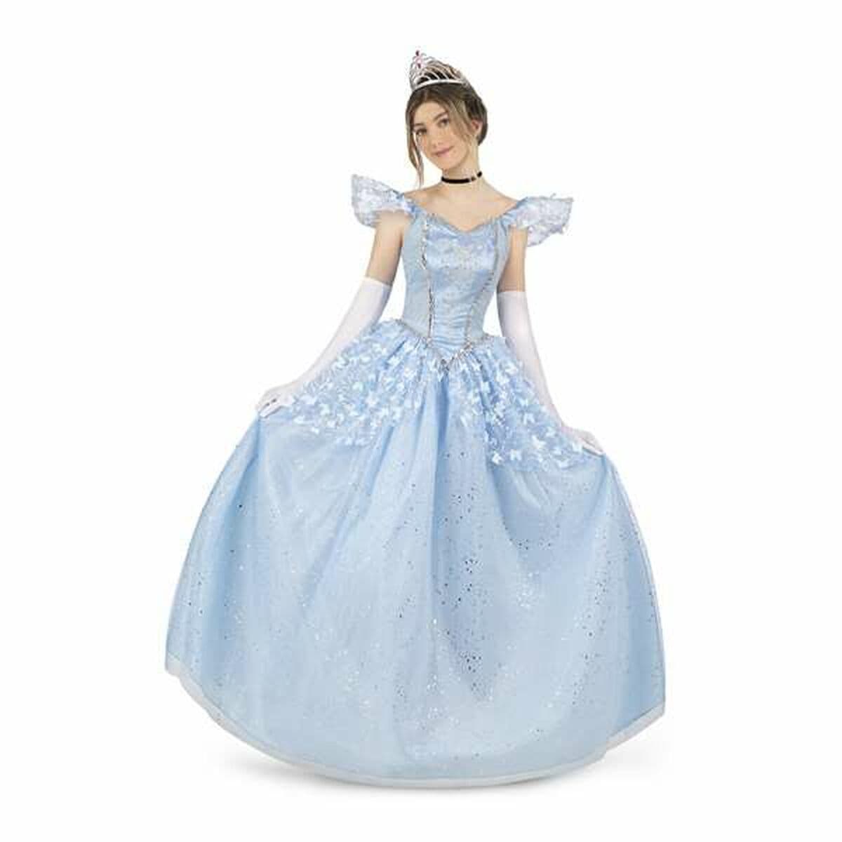 Verkleidung für Erwachsene My Other Me Blau Prinzessin 3 Stücke - Thumbnail 3
