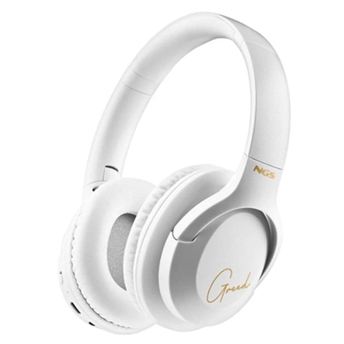Bluetooth Kopfhörer mit Mikrofon NGS ARTICA GREED Weiß Schwarz (Restauriert A) - Thumbnail 2
